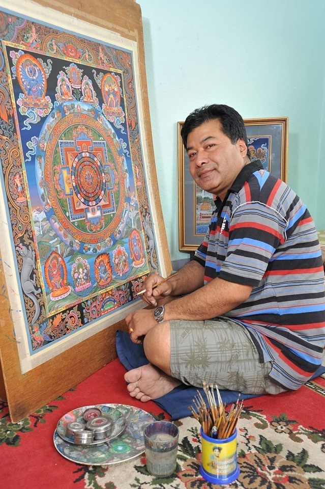 वरिष्ठ पौभा कलाकार दीपककुमार जोशीकाे पशुपति आर्यघाटमा अन्त्येष्टि